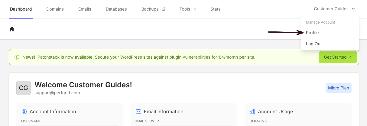 hosting-panel.net 2FA setup